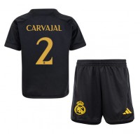 Real Madrid Daniel Carvajal #2 Replica Third Minikit 2023-24 Short Sleeve (+ pants)